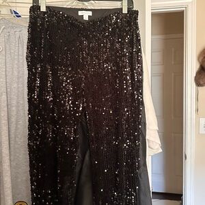 Charter Club Black Sequin Pants